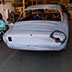 BEFORE restoration rear exterior ferrari paint job 1964 Ferrari 250 GT Lusso