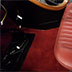 AFTER restoration carpeting 1967 Ferrari 330 GTS