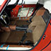 BEFORE restoration front seats 1967 alloy Ferrari 275 GTB4