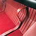 1967 Ferrari 275 GTB/4 back seat after restoration pic