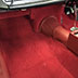 1967 Ferrari 275 GTB/4 carpet after restoration pic