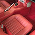 AFTER restoration front seats 1966 Jaguar XKE