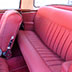 1958 Mercedes 220S Coupe back seat BEFORE restoration pic