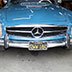 1964 Mercedes 230 SL front hood AFTER restoration pic