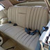AFTER restoration back seat 1970 Mercedes 280SE