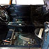 BEFORE restoration front seats 1970 Mercedes 280SE